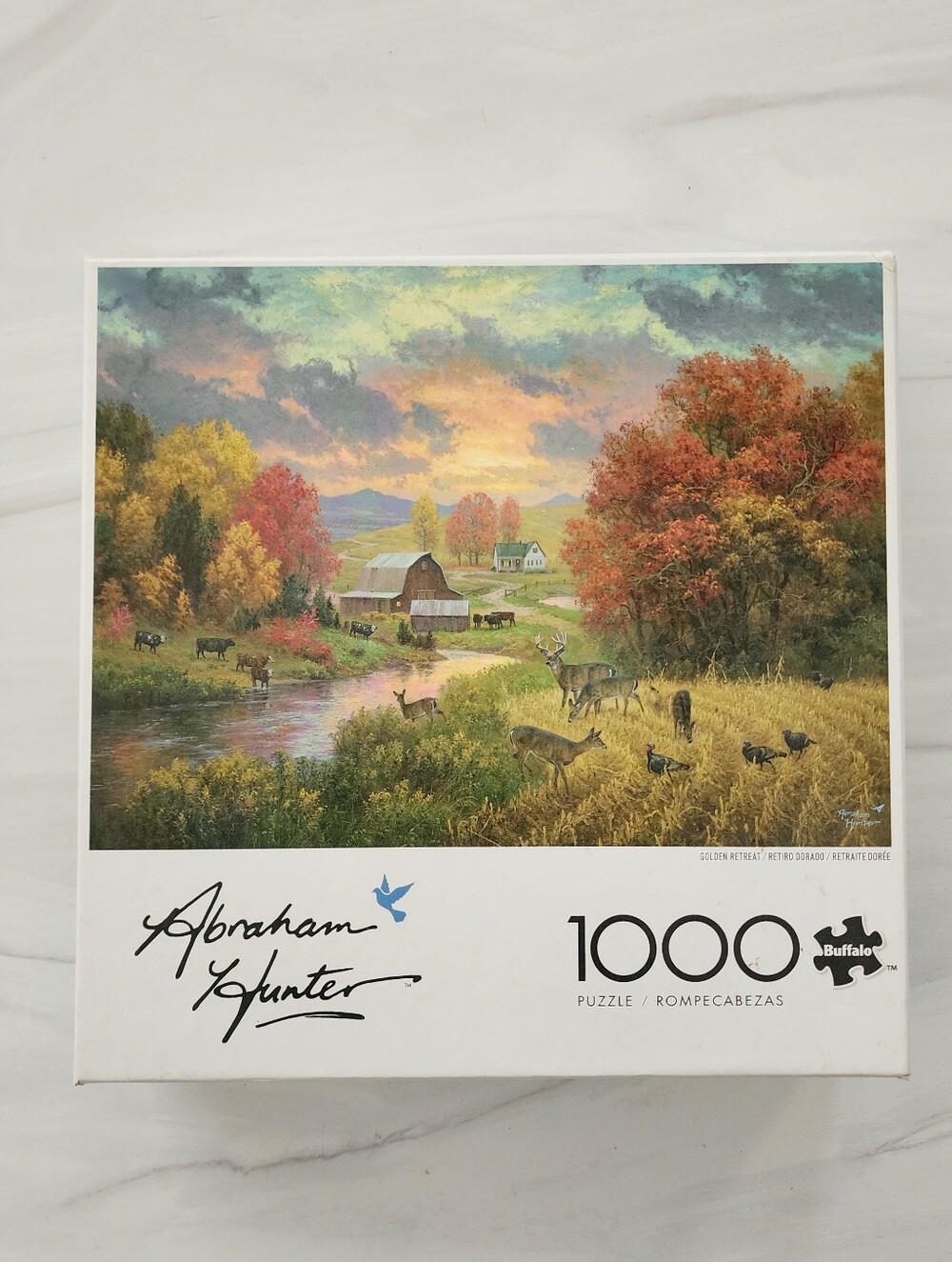 1000 Piece “Golden Retreat” Jigsaw Puzzle NEW